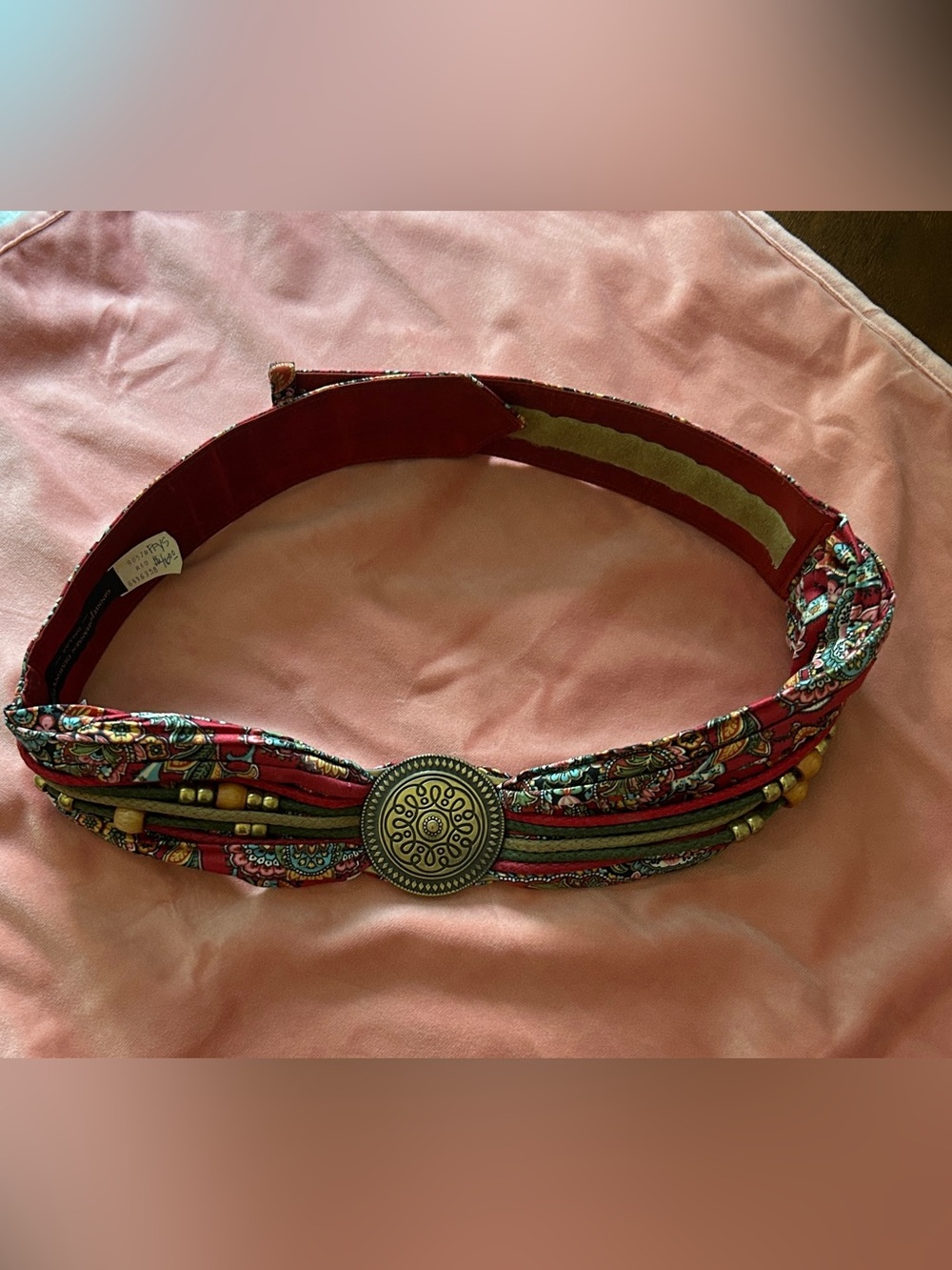 Pre-owned vintage Ginnie Johansen paisley belt